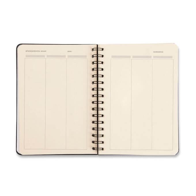 Planner Permanente Wire-o Financeiro - Cícero - 14,8x21cm Brisa Floral