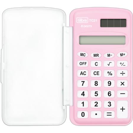Calculadora de Bolso - Tilibra - Rosa TC21