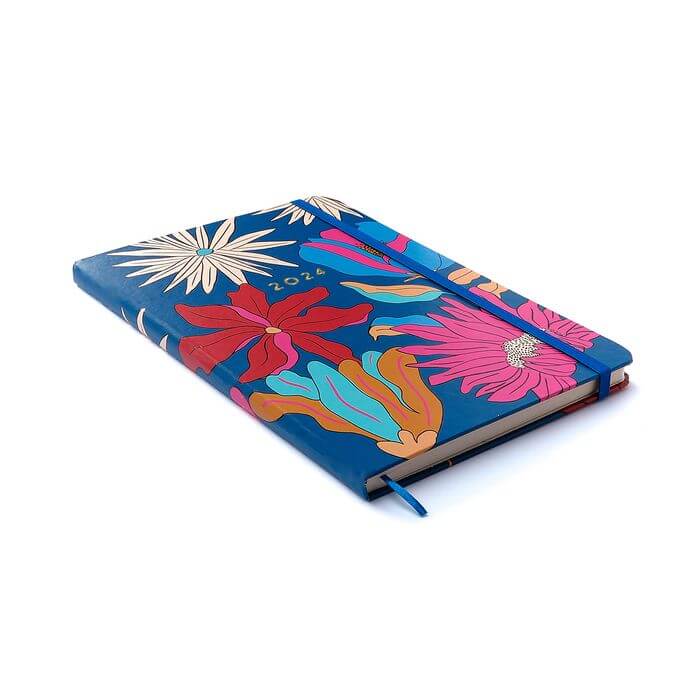 Planner 2024 - Cícero - Pólen Semanal Planejamento 17x24 Tropicália Azul