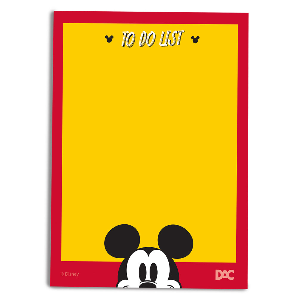 Bloco Destacável - DAC - Mickey - Kit com 5 Blocos