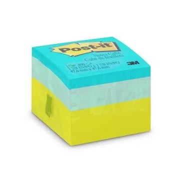 Bloco Adesivo Cubinho - Post-it 3M - Verde 400FLS 47,6 x 47,6mm