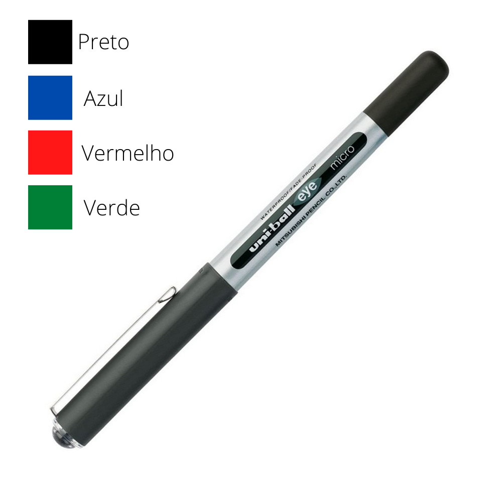 Kit 4 Canetas Rollerball - Uni-Ball - Eye Micro Pen UB-150