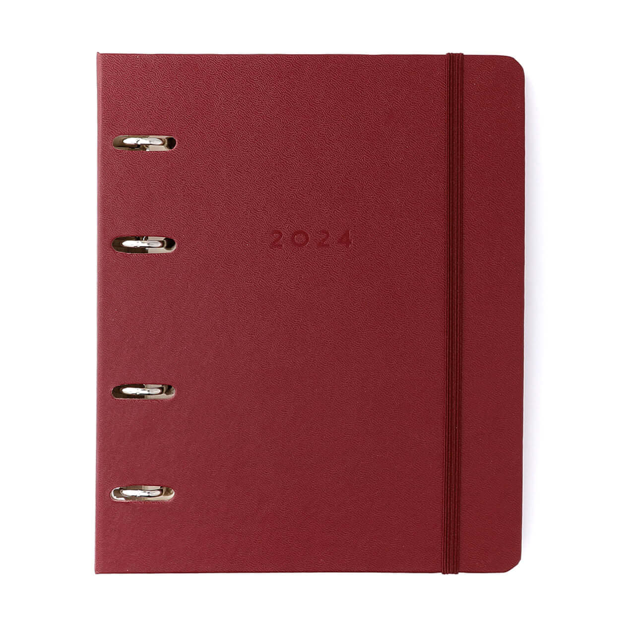 Planner Argolado 2024 - Cícero - Clássica Semanal Notas A5 Vermelho Quente