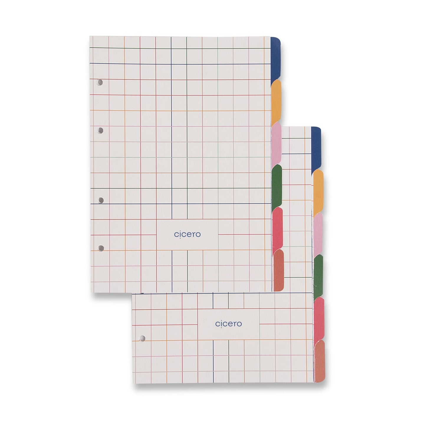 Caderno Criativo Argolado Pólen Pautado 17x24 Tropicália Azul