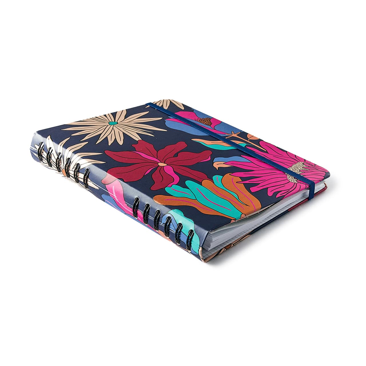 Caderno Organizador - Cícero - Duo Pólen Pautado & Pontado A5 Tropicália Azul