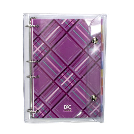 Caderno Argolado Colegial - DAC - Vision Cristal Basic com 192 Folhas