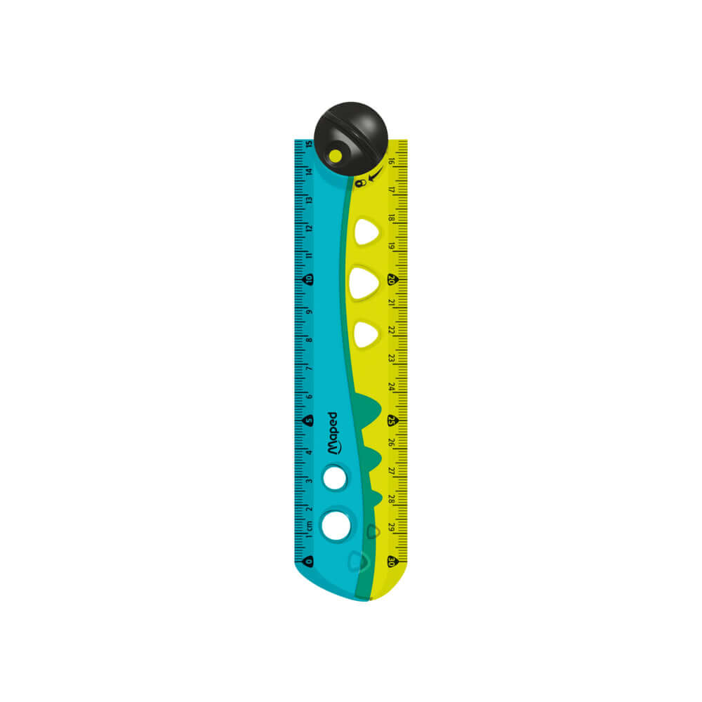 Régua - Maped - Croc Croc Dobrável 15cm/30cm