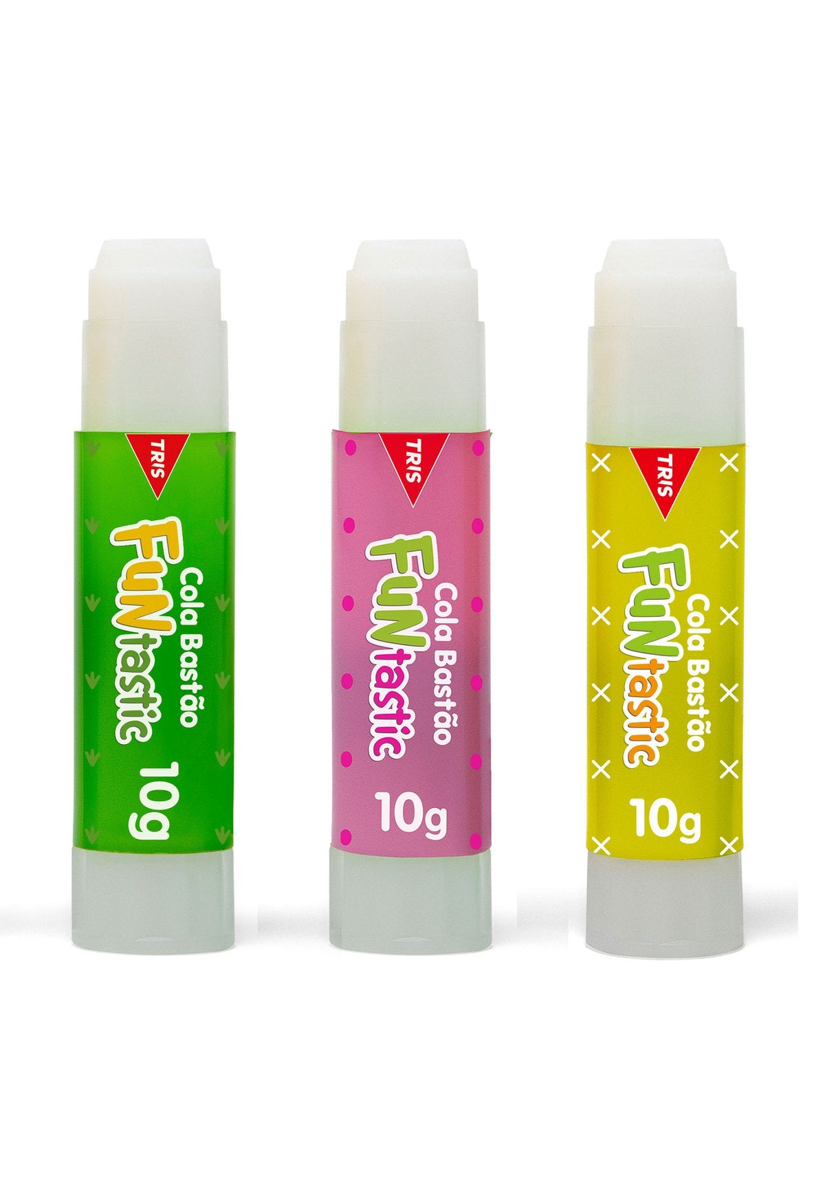 Cola Bastão - Tris - Funtastic 10g