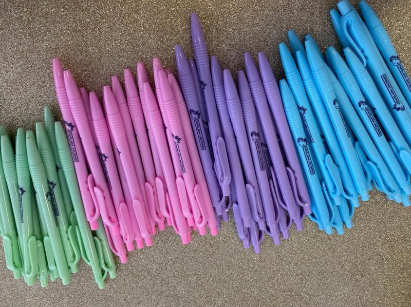 Caneta Perfumada Papelaria Unicórnio - kit com 4 unidades