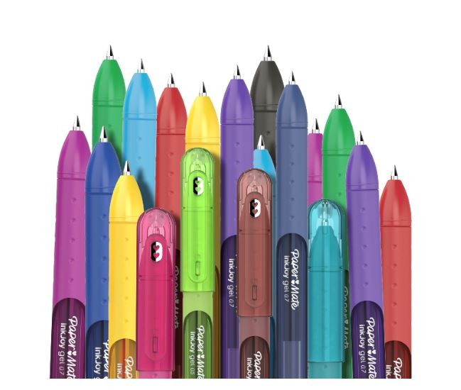 Caneta Gel - Paper Mate - InkJoy c/ Tampa 20 Cores