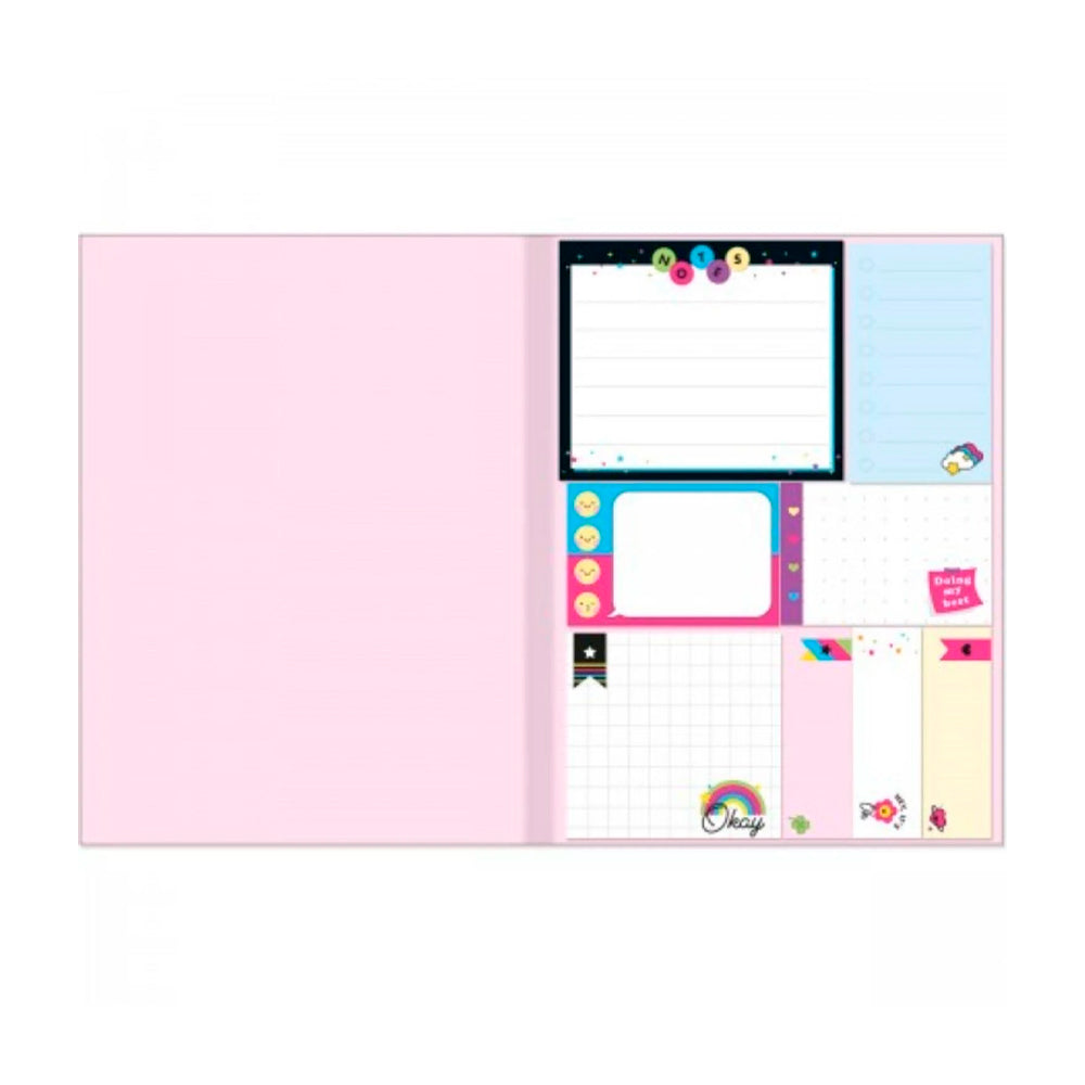 Kit Bloco de Notas Adesivas - Tilibra - Tili Notes Be Nice
