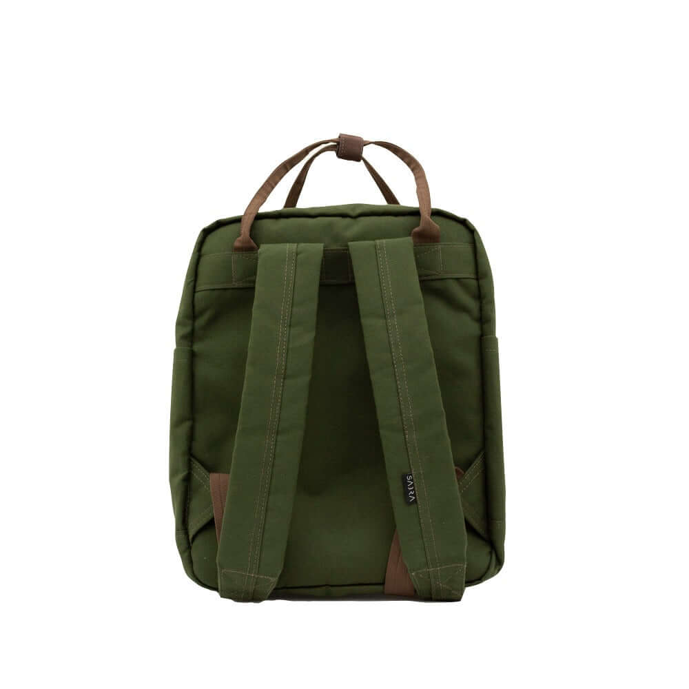 Mochila Mini Urban Quadrada - Sabra - Verde Militar