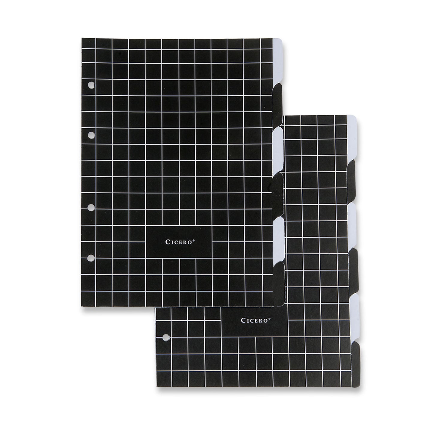 Caderno Criativo Argolado 17x24 Pautado - Cícero - Mármore Preto