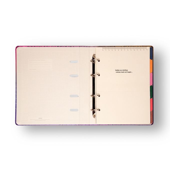 Caderno Criativo Argolado - Cícero - Brisa Pautado 17x24cm Romance