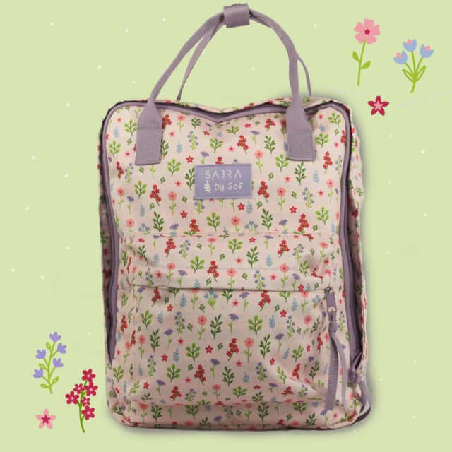 Mochila Quadrada - Sabra - By Sof- Rosa