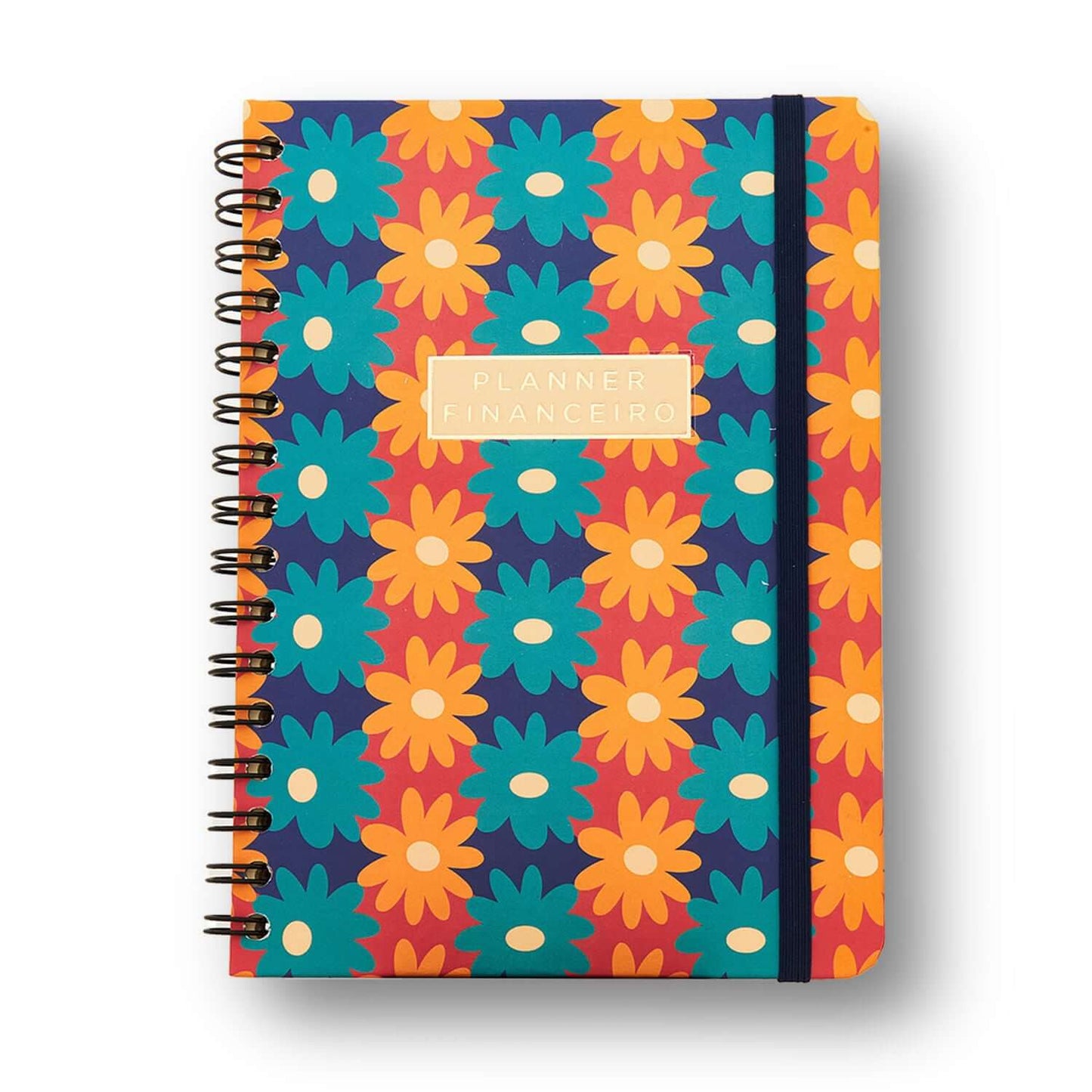 Planner Permanente Wire-o Financeiro - Cícero - 14,8x21cm Brisa Floral