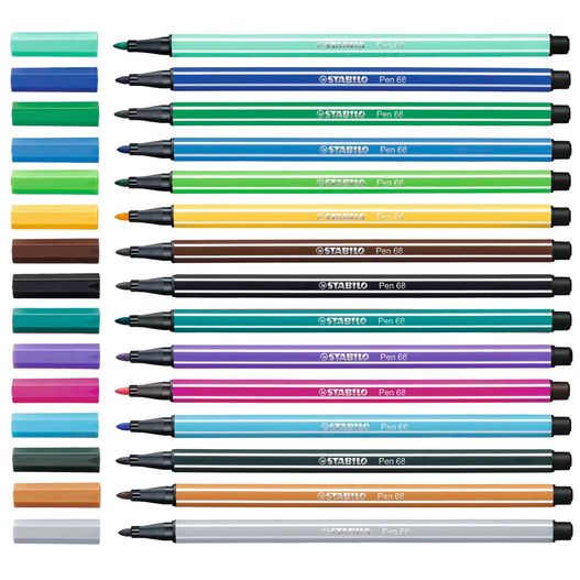Caneta Hidrocor - Stabilo - Pen68