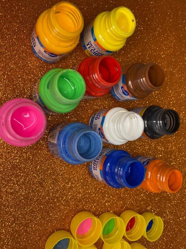 Tinta para Tecido 35ml BRW - ideal para tie dye!