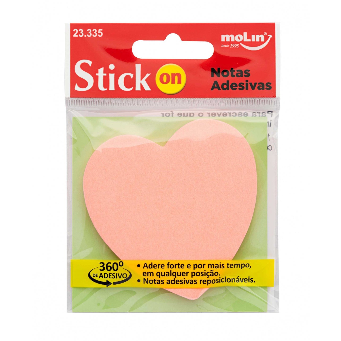 Bloco de Notas Adesivas - Molin - 360º Neon 70x70mm 50 folhas