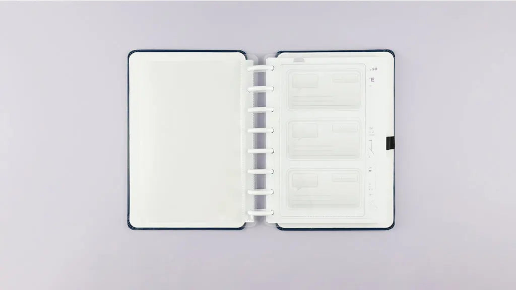 Agenda Inteligente Permanente A5 - Caderno Inteligente - Dark Blue