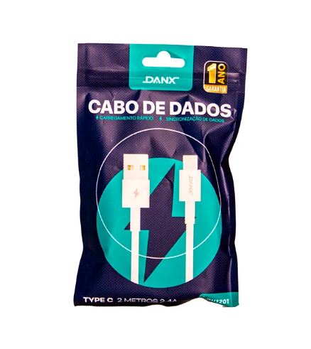 Cabo Tipo C - Danx - USB 2.4A 2m