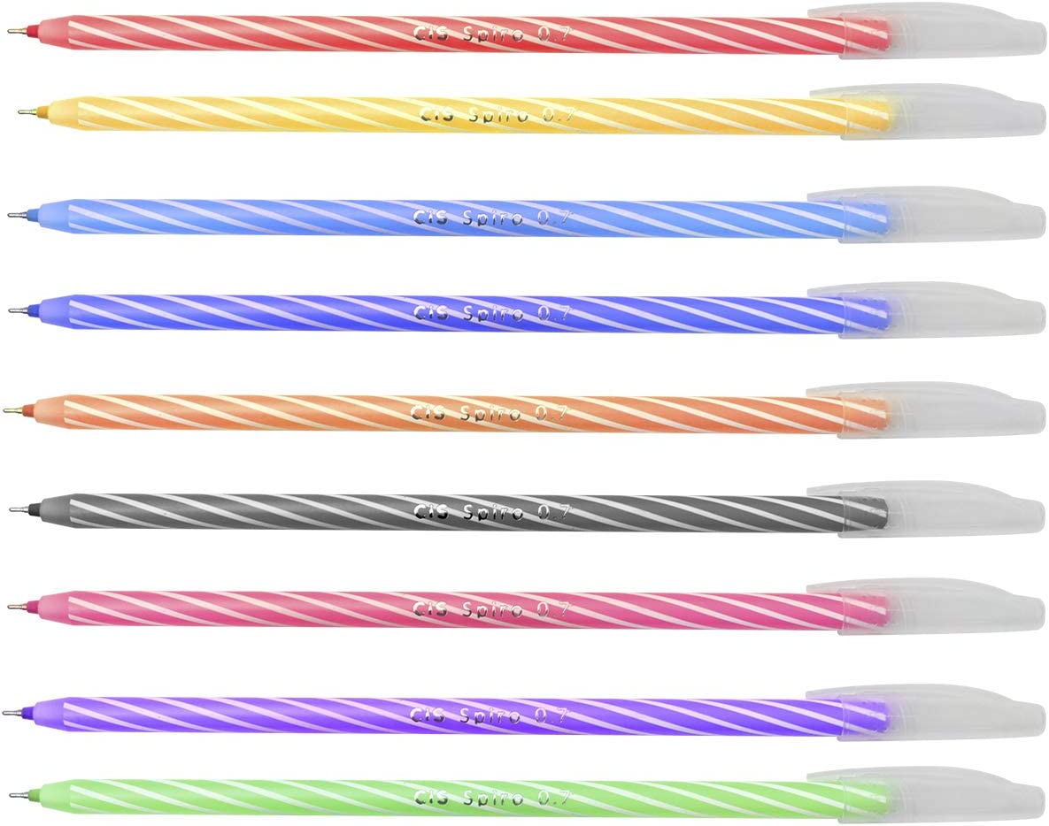Caneta Esferográfica - CIS - Spiro 5 Cores 0.7mm