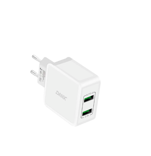 Carregador Turbo Charger - Danx - 2.4A com Cabo USB Tipo C 1m Incluso