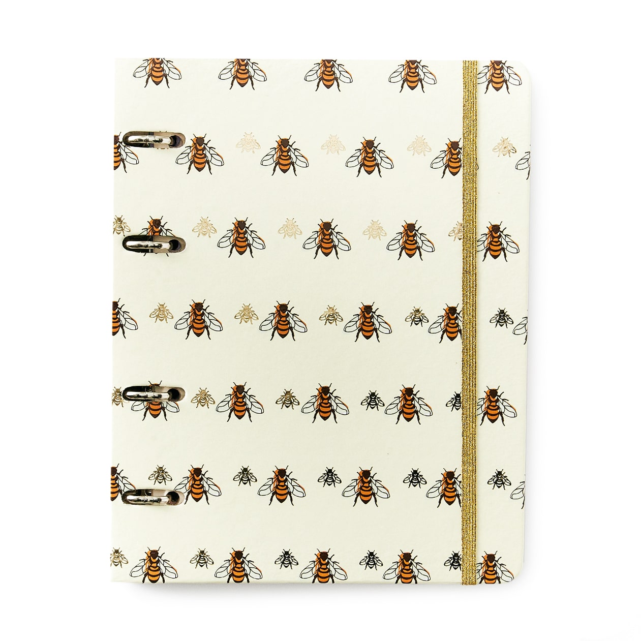 Caderno Criativo Argolado - Cícero - Office Duo Melissa Pautado & Pontado A5 Favo de Abelhas