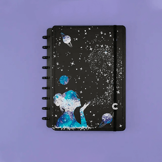 Caderno Médio - Caderno Inteligente - Poeira das Estrelas By Gocase 80 Fls 90g/m²