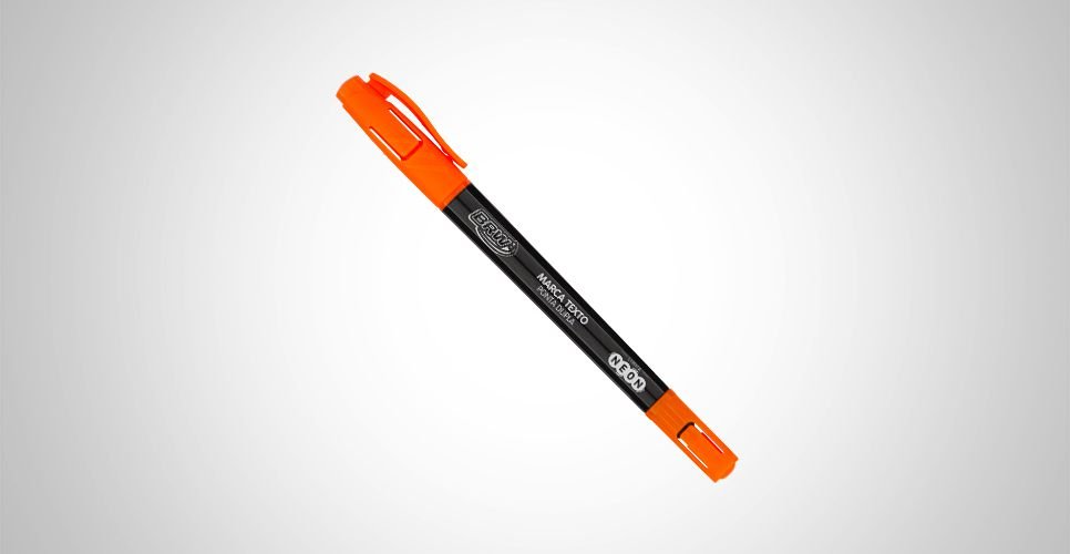 Marca texto BRW Ponta Dupla Neon