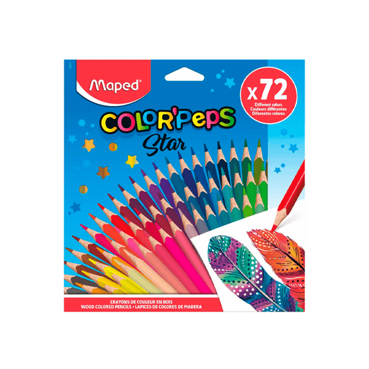 Lápis de Cor - Maped - Color'peps Star 72 Cores