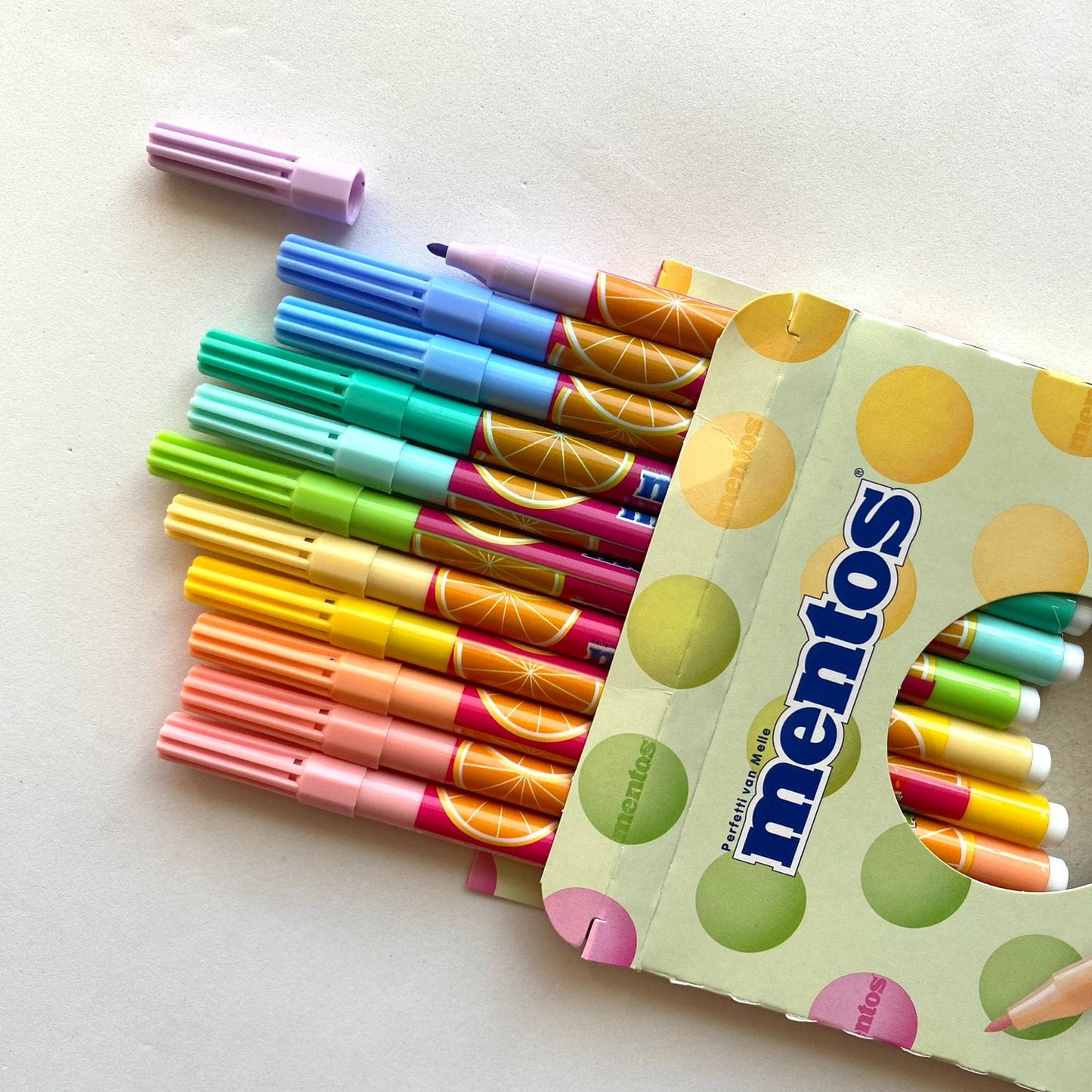 Caneta Hidrográfica- Compactor- Neo-Pen Mentos 12 cores