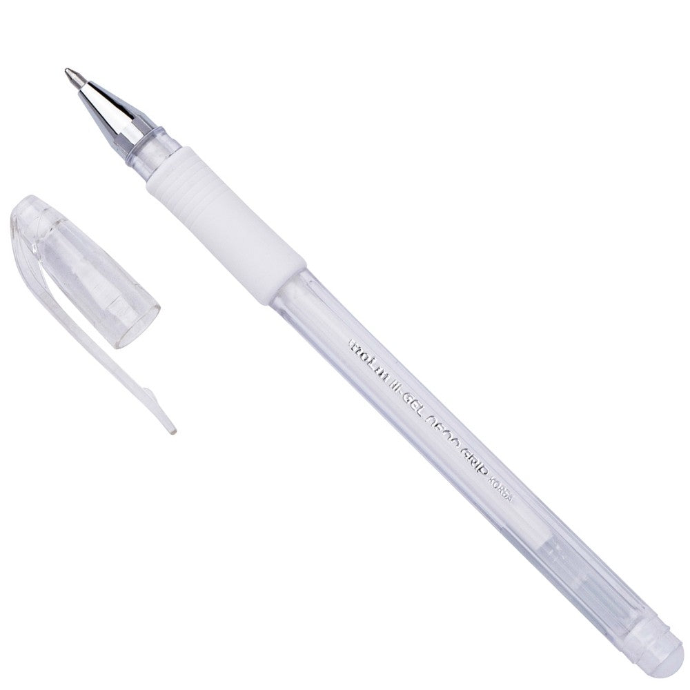 Caneta Gel - Molin - Gel Grip Branca