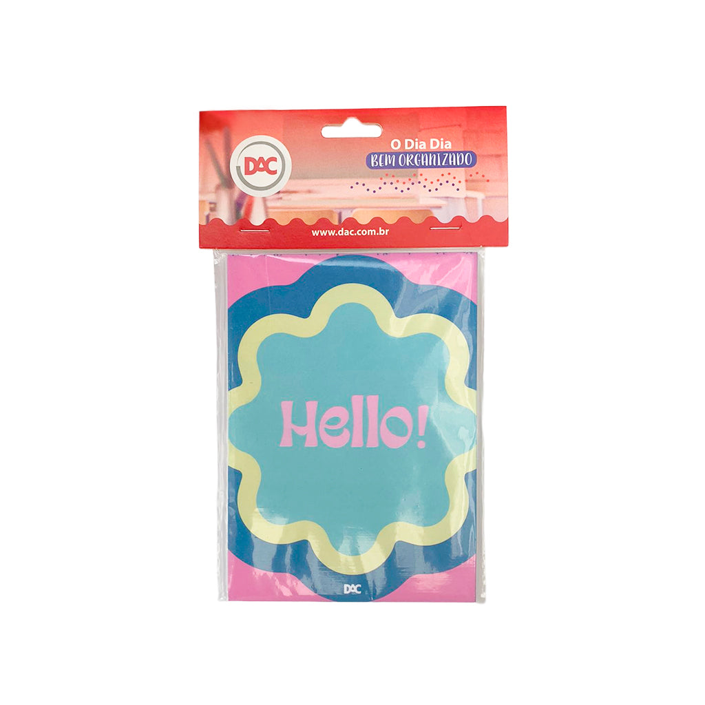 Bloco de Notas - DAC - Hello! 30 Folhas 105mmx148mm