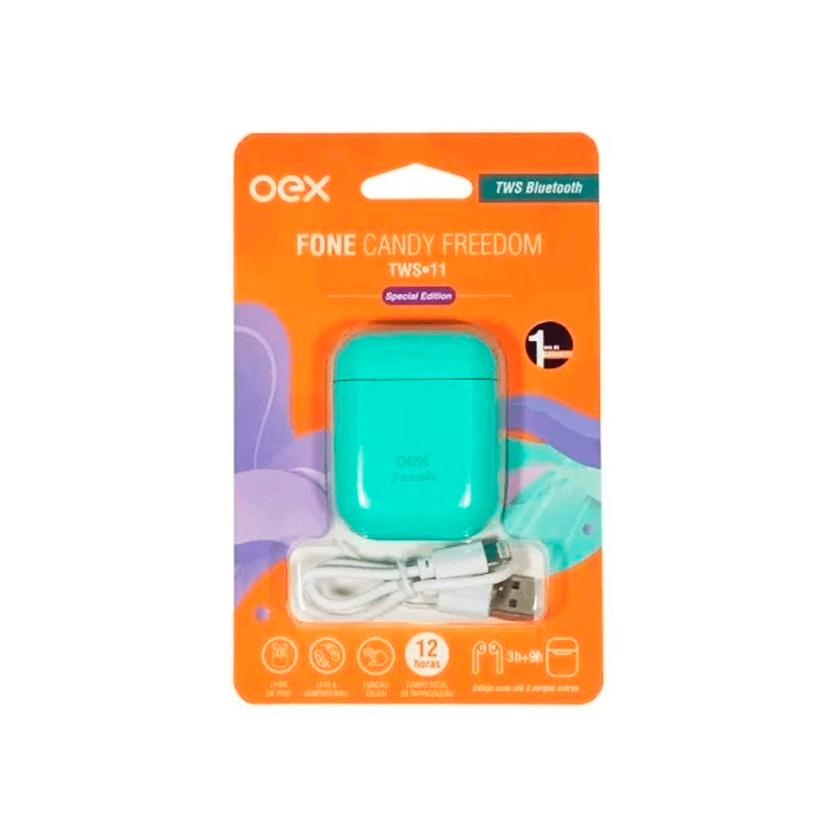 Fone Bluetooth - Oex - Candy Freedom Edição Especial