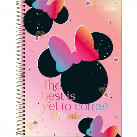 Caderno Universitário - Tilibra Connect - Minnie Mouse 1 Matérias c/80 folhas