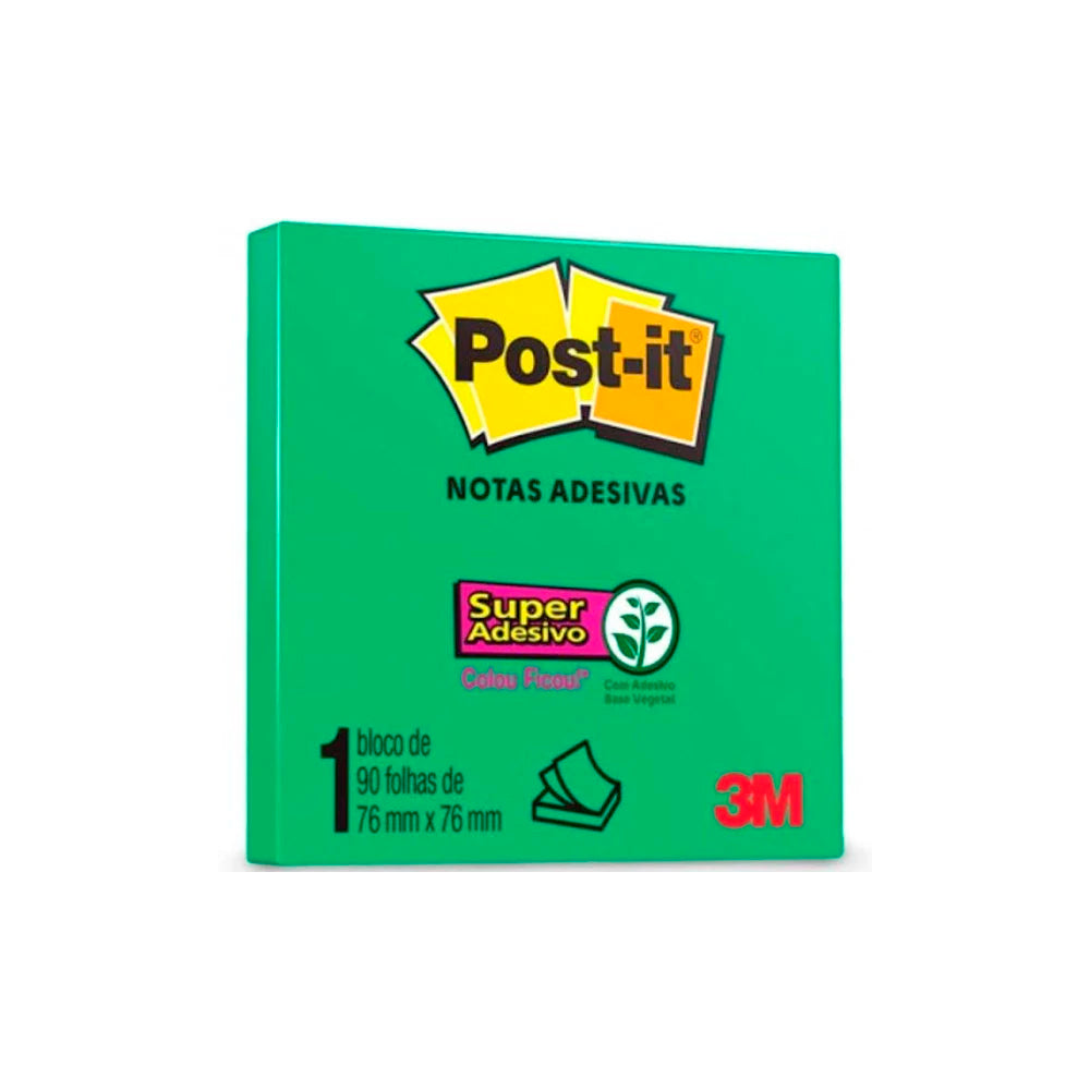 Bloco de Notas Adesivas - Post-it 3M - 90FLS 76 x 76mm