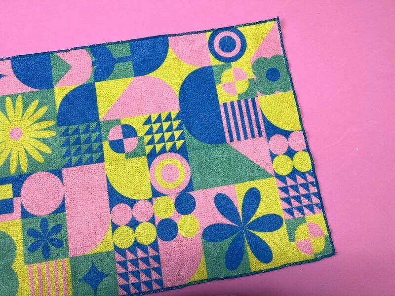 Kit Toalhinhas de Mão - Papelaria Unicórnio - Florir 5 Unidades