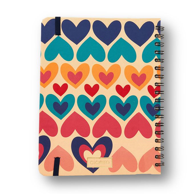 Caderno Wire-o 17x24cm - Cícero - Pautado Brisa Romance