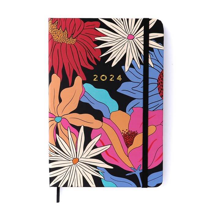 Planner 2024 - Cícero - Pólen Semanal 14x21 Tropicália Preto