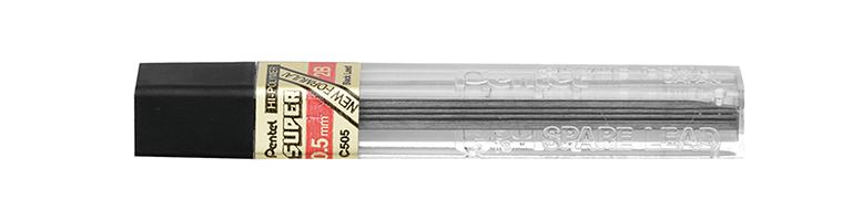 Grafites 0.5 MM 2B - Pentel - 2 Tubos com 12 unidades