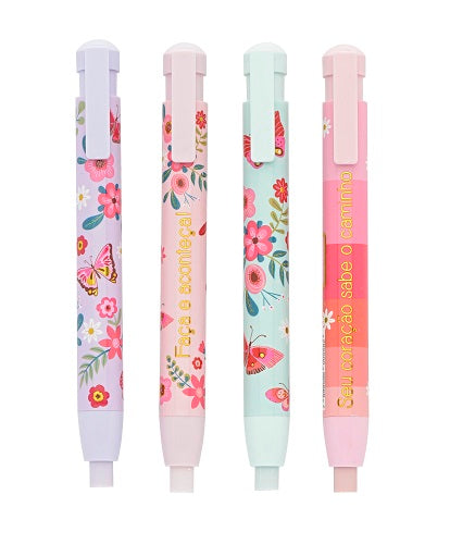 Borracha Caneta - Molin - Borboletas