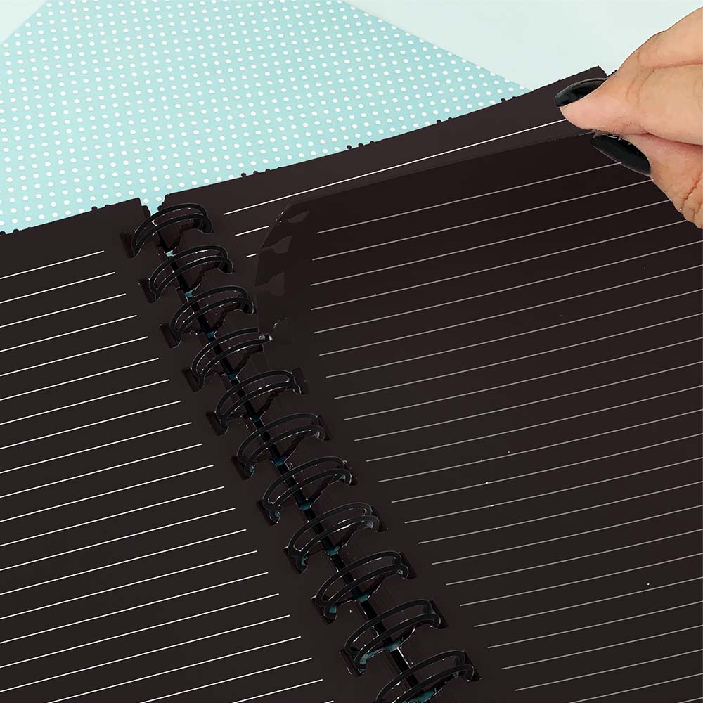 Caderno Smart Universitário 10 Matérias - DAC - College 80 folhas Pretas