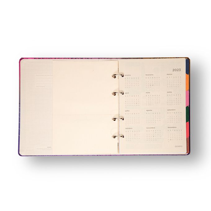 Caderno Criativo Argolado - Cícero - Brisa Pautado 17x24cm Romance