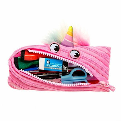 Estojo - Maped - Zipit Creature Monster Unicórnio Rosa
