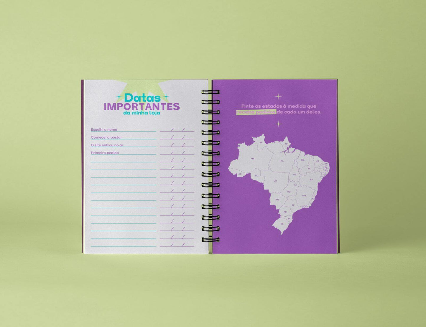O Planner da MInha Loja Online - Papelaria Unicórnio
