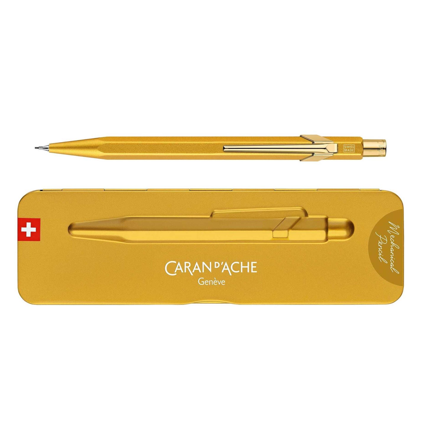 Lapiseira - Caran d'Ache - 844 Gold Bar 0.7mm