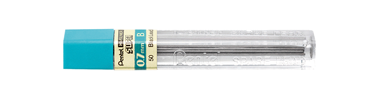 Grafites 0.7 MM B - Pentel - 2 Tubos com 12 unidades