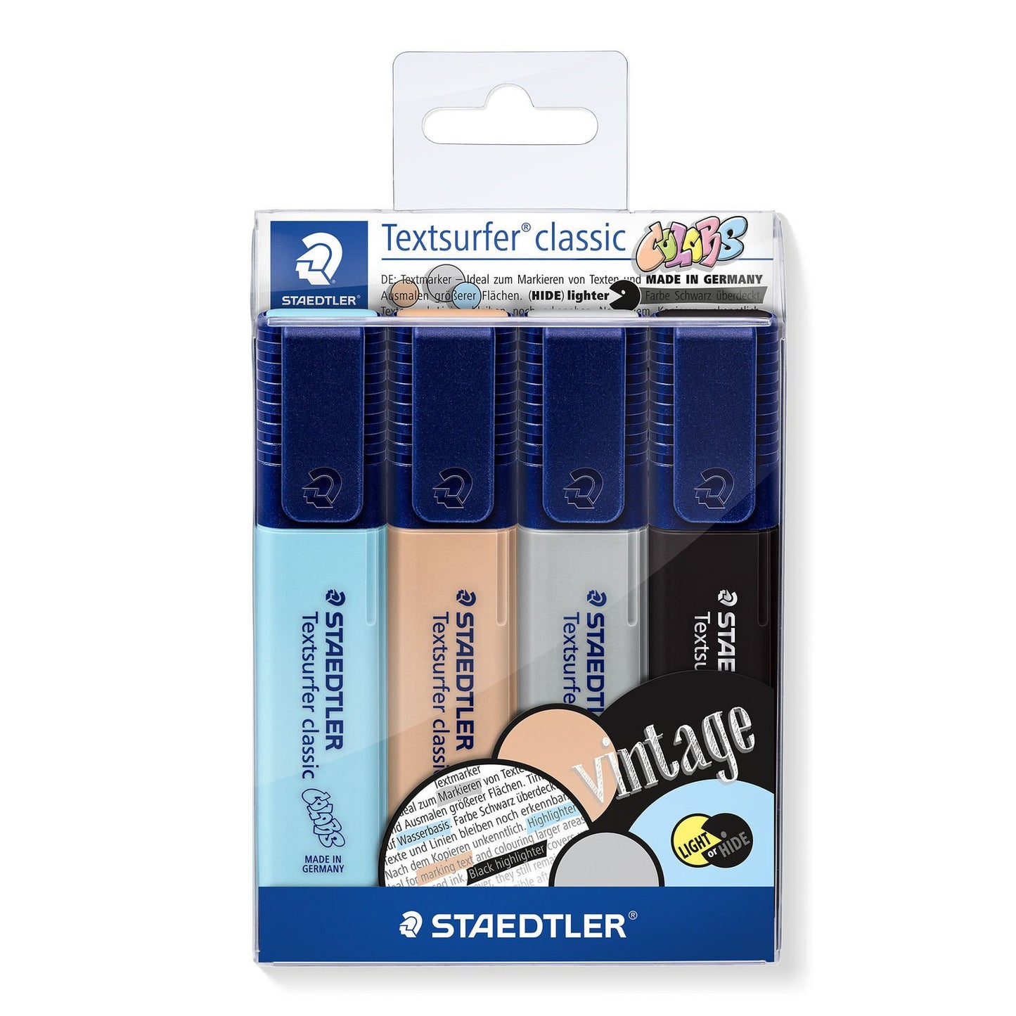 Marca Texto - Staedtler - 4 Cores Vintage