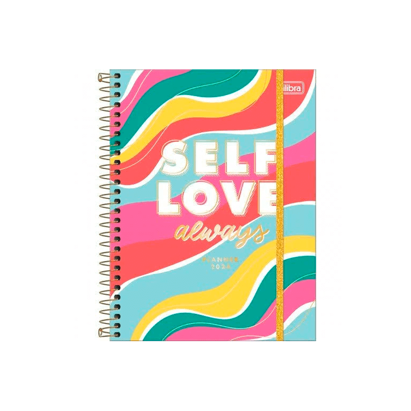 Planner Espiral 2024 - Tilibra - Be Nice 17,7x24cm 80 Folhas 90g/m²